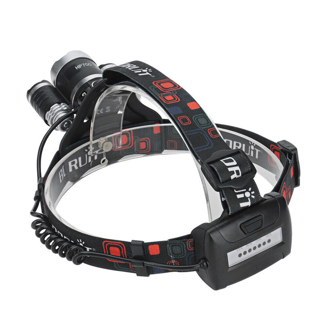 HP700 LED Headlamp Head Torch Lamp Rechargeable Light Headlight  Camping.