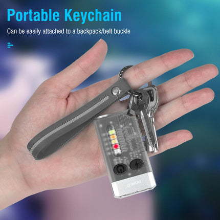 V10 LED Keychain EDC Flashlight USB Rechargeable Magnetic Torch Work Lamp.