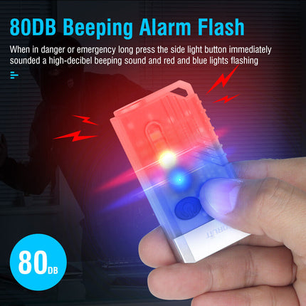 V10 LED Keychain EDC Flashlight USB Rechargeable Magnetic Torch Work Lamp.