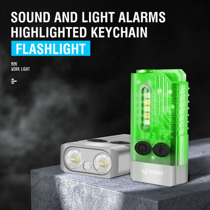V10 LED Keychain EDC Flashlight USB Rechargeable Magnetic Torch Work Lamp.