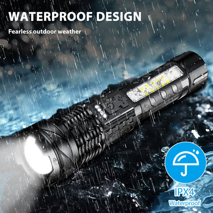 Super Bright 30W 14LED Flashlight White Laser Tactical Torch Lamp for Camping AU.