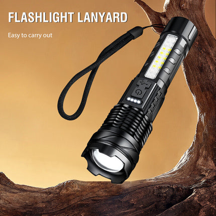 Super Bright 30W 14LED Flashlight White Laser Tactical Torch Lamp for Camping AU.