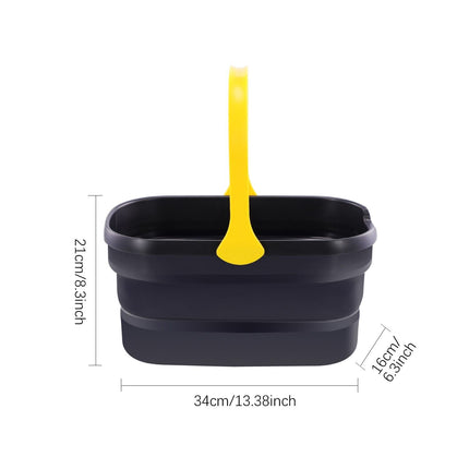 10L Washing/Storage Bucket Folding Portable Mop/Food/Drink Home/Outdoor Camping.