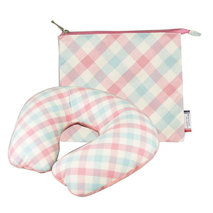 Inflatable U Shaped Travel Neck Pillow Portable Car Flight Head Rest Cushion.