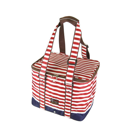 Red Insulated Picnic Bag Thermal Cooler Portable Lunch Food Tote Carry Storage Bag.