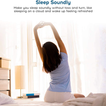 Bamboo Pillowtop Mattress Topper Luxury Bedding Mat Pad Protector Cover Queen 153 x 203 cm.