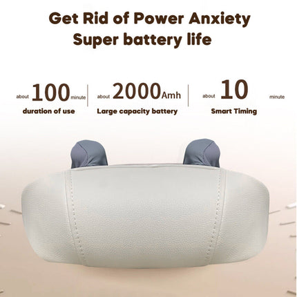 5D Massagers for Neck and Shoulder with Heat Goletsure Pain Relief Deep Kneading Grey.