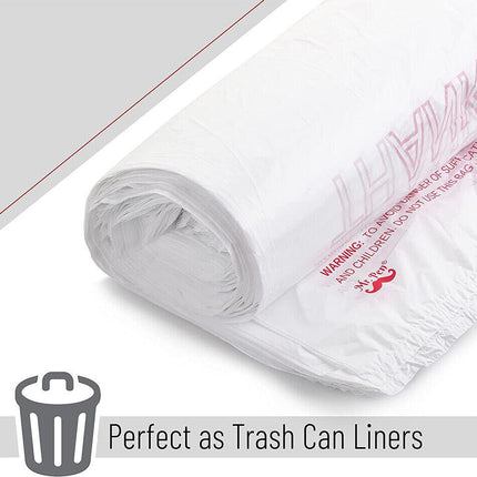 50X Plastic Shopping Bags - Reusable Recyclable Singlet Eco Grocery Carry Bag Small.
