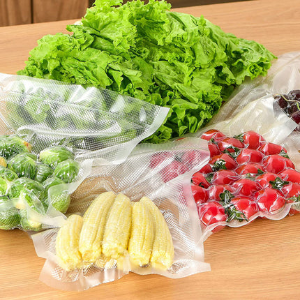 100X Vacuum Sealer Bags Precut Food Storage Saver Heat Seal Cryovac BPA-Free 15x25cm.
