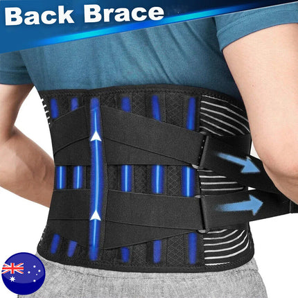 Lumbar Lower Back Support Brace Pain Relief Posture Orthosis Waist Belt Therapy.