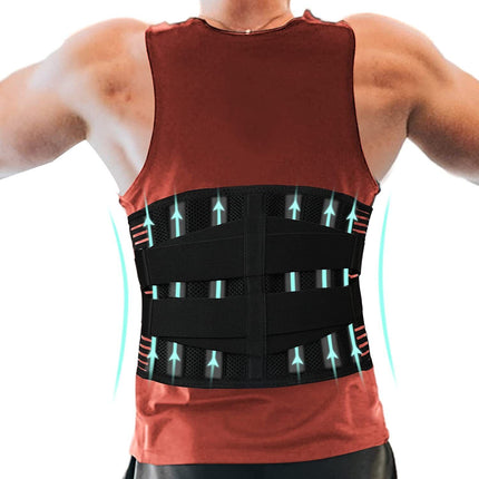 Lumbar Lower Back Support Brace Pain Relief Posture Orthosis Waist Belt Therapy.