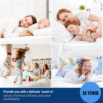 100% Terry Cotton Fitted Mattress Protector Waterproof Queen.