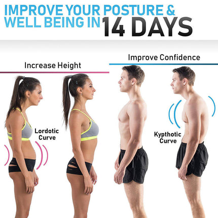 Posture Corrector Lumbar Brace Pain Relief Full Back Support Shoulder Brace Belt.