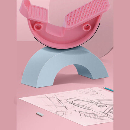 PINK Calf Massage Plantar Foot Rocker Stretch Board Ankle Pedal Stretcher Calf Pain.