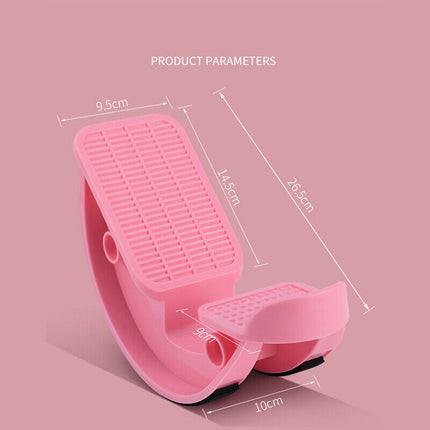 PINK Calf Massage Plantar Foot Rocker Stretch Board Ankle Pedal Stretcher Calf Pain.