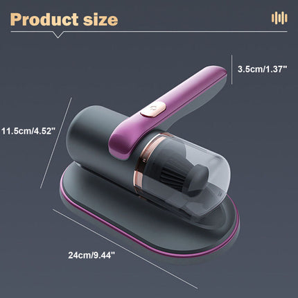 10000pa Handheld Mite Remover Home Bed Mattress Vacuum Sofa Cleaner USB UV-C AU.