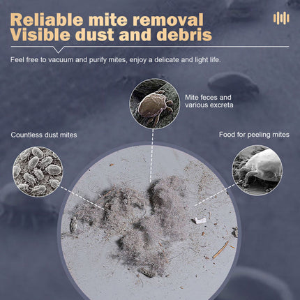 10000pa Handheld Mite Remover Home Bed Mattress Vacuum Sofa Cleaner USB UV-C AU.