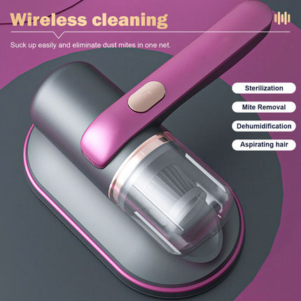 10000pa Handheld Mite Remover Home Bed Mattress Vacuum Sofa Cleaner USB UV-C AU.