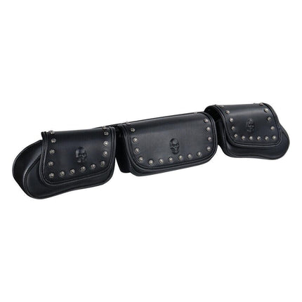 3 Pocket Windshield Bag Waterproof Fit For Harley Electra Glide FLHTC 96-13.