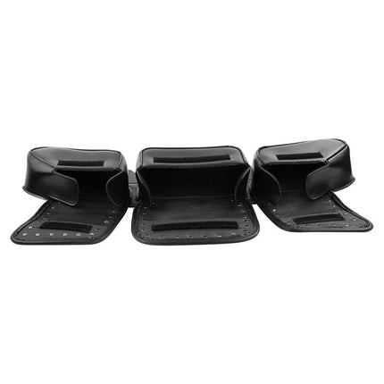 3 Pocket Windshield Bag Waterproof Fit For Harley Electra Glide FLHTC 96-13.