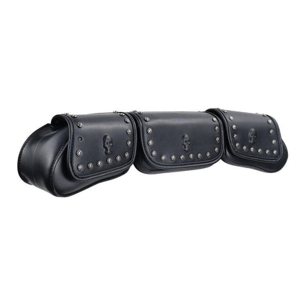 3 Pocket Windshield Bag Waterproof Fit For Harley Electra Glide FLHTC 96-13.