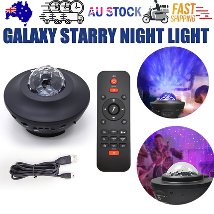 Galaxy Starry Night Light Projector Ocean Star Sky Party Baby Kids Room LED Lamp.