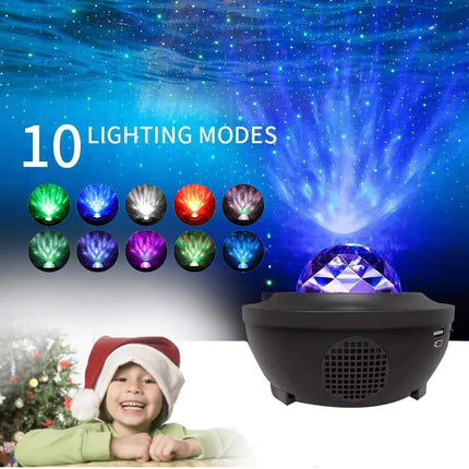 Galaxy Starry Night Light Projector Ocean Star Sky Party Baby Kids Room LED Lamp.