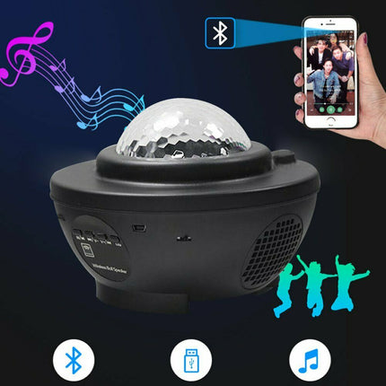 Galaxy Starry Night Light Projector Ocean Star Sky Party Baby Kids Room LED Lamp.