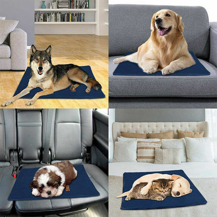 Electric Pet Heat Pad: Waterproof Heating Mat for Cat Dog Bed | Chew Resistant XL.