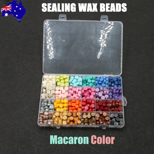 Vintage DIY Octagonal Sealing Wax Tablet Seal Stamp Wax Beads Wedding Invitation macaroncolor.