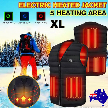 Heated Vest for Men & Women, Smart heated Jacket, Battery Not Included XL.