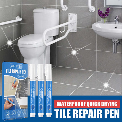Jue Fish Tile Repair Pen Waterproof Mildew Resistant Tile Repair Pen For Bathroom Floor Crevices.