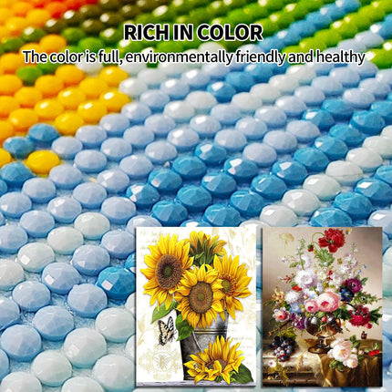 3PCS 5D Diamond Painting Kits Diamond Glue Art Kit Paint for Adults Kids DIY Gift 40x30cm.