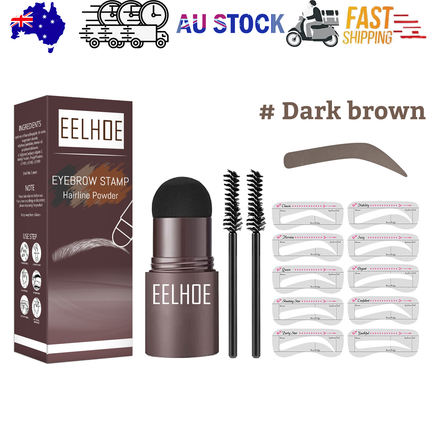 Eyebrow Print Mold Thrush, Lazy Eyebrows Fill Makeup Eyebrow Cake Waterproof Hairline Powder.