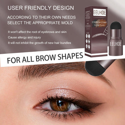 Eyebrow Print Mold Thrush, Lazy Eyebrows Fill Makeup Eyebrow Cake Waterproof Hairline Powder.
