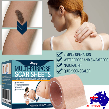 South moon Birthmark Skin Tone Concealer, Cover Body Scars Tattoo Spots Waterproof Color Masking Tape.