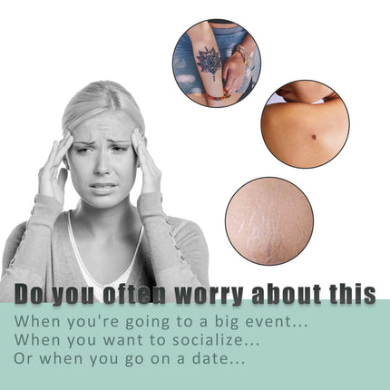 South moon Birthmark Skin Tone Concealer, Cover Body Scars Tattoo Spots Waterproof Color Masking Tape.