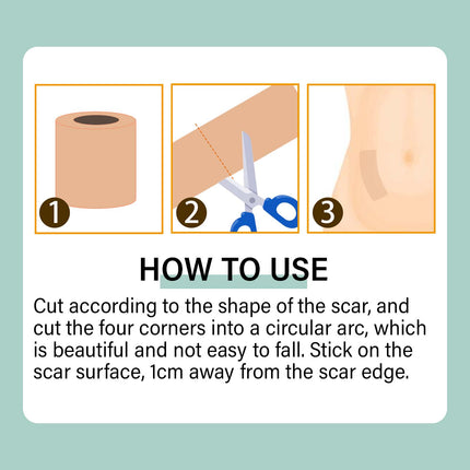 South moon Birthmark Skin Tone Concealer, Cover Body Scars Tattoo Spots Waterproof Color Masking Tape.