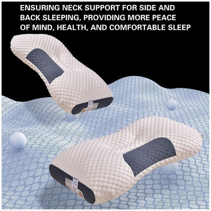 2 pcs Pain Relief Ergonomic Pillow Adjustable Contour Orthopedic Cervical Bed Pillow.