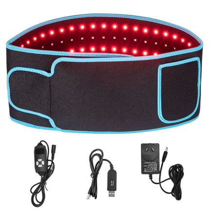 660nm Red & 850nm Near Infrared Light Therapy Heated Wrist Belt Pad Pain Relief.
