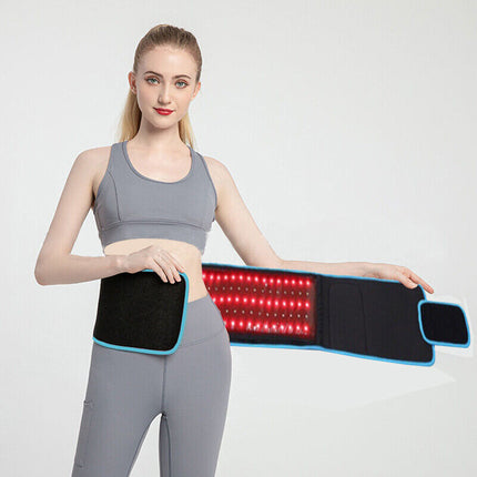 660nm Red & 850nm Near Infrared Light Therapy Heated Wrist Belt Pad Pain Relief.