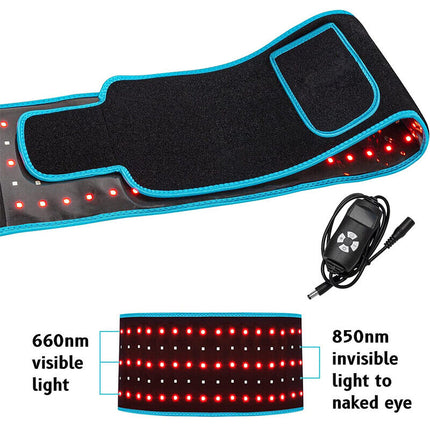 660nm Red & 850nm Near Infrared Light Therapy Heated Wrist Belt Pad Pain Relief.