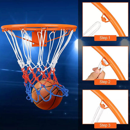 45CM Basketball Ring Hoop Net Wall Mounted Outdoor Hanging Basket ProfessionalAU.