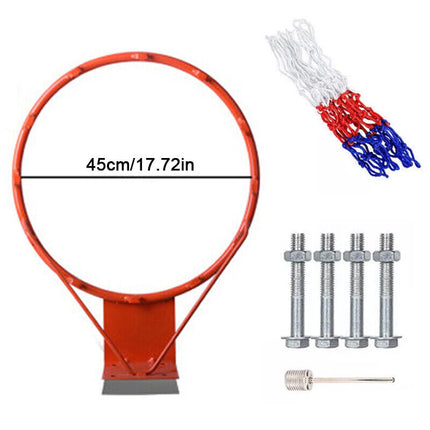 45CM Basketball Ring Hoop Net Wall Mounted Outdoor Hanging Basket ProfessionalAU.