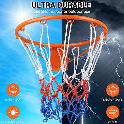 45CM Basketball Ring Hoop Net Wall Mounted Outdoor Hanging Basket ProfessionalAU.