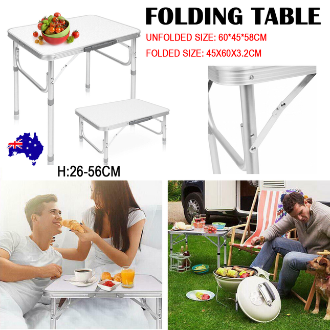 Outdoor Camping Folding Table Picnic Foldable Tables Aluminium Portable BBQ Desk.