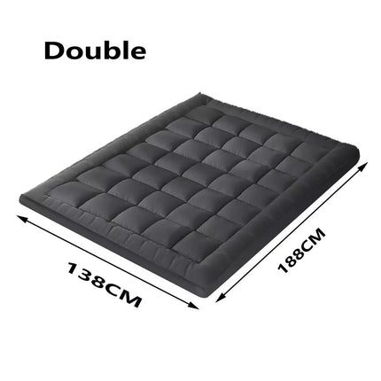 5CM Bedding Luxury Pillowtop Mattress Topper Mat Pad Antibacterial and dust mite-resistant Double:138*188cm.