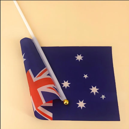 Small Waver Hand Held Aussie Flags Party Supplies Banner AU 8pcs Australia Flag.