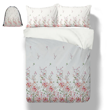 Home Textile Four Piece Set Three Piece Set Bedding Flower Series Single size.