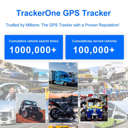 4G GPS Tracker for Car/Moto/Luggage - Waterproof, Real-time Tracking 30 Days Battery Life, Remote Control via Free Trial App..